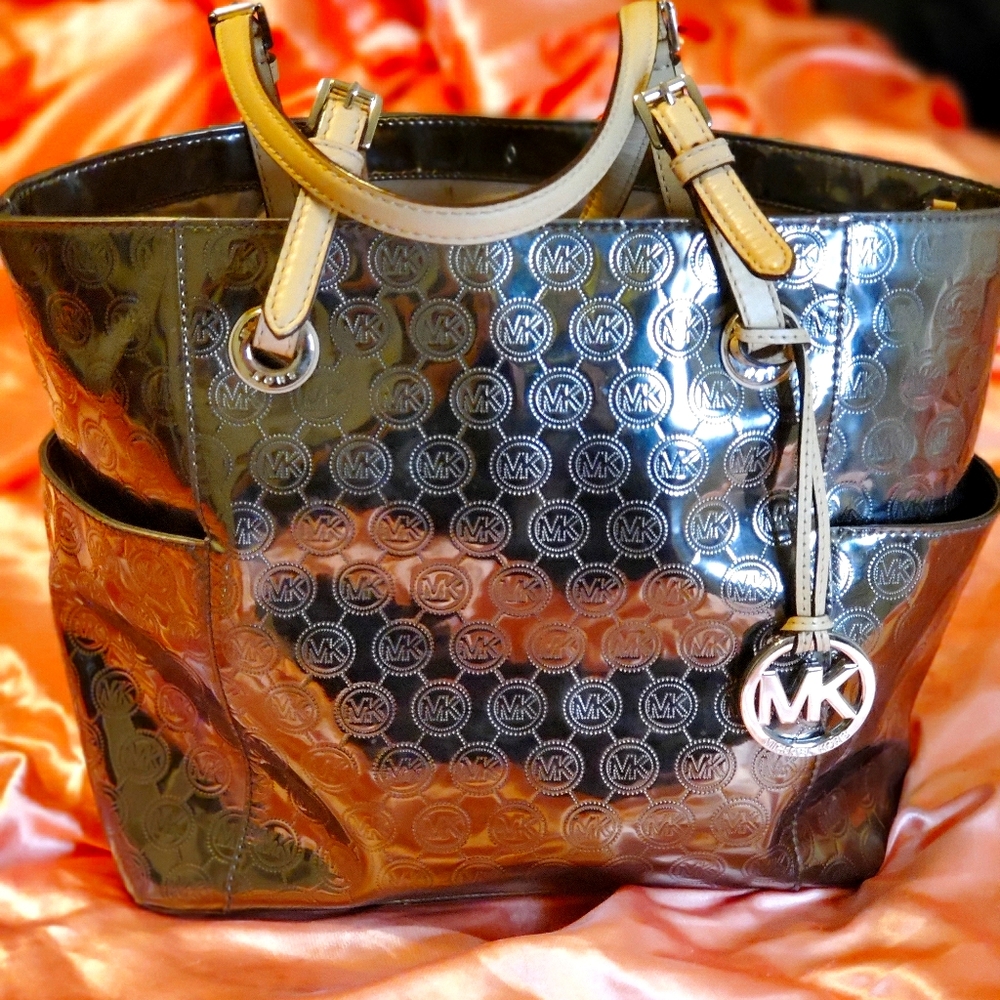 Silver Michael Kors Purse